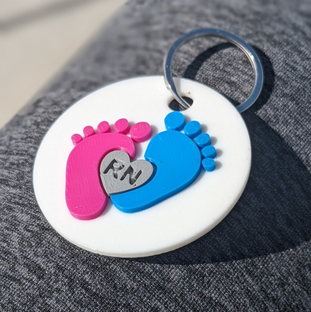 Labor & Delivery Mother Baby Nurse Keychain
